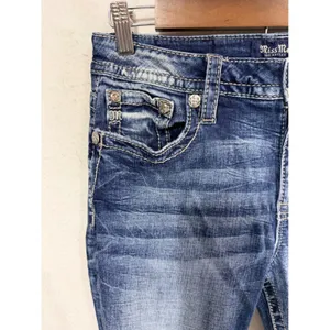 Miss Me Jeans Curvy Ankle Skinny Women's 30 Blue E3764VFA5 Horseshoe Western thumbnail 7