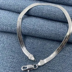 Elegant 925 sterling silver Bracelet with gift bot thumbnail 4