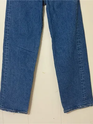 Levi’s Ribcage Straight Ankle Jeans Women’s Size 24 High Rise Button Fly Medium thumbnail 3