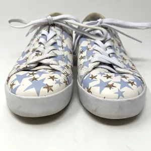 OTBT Shoes Court In Star Blue Gold‎ Leather Lace Up Sneakers Comfort Size 6.5M thumbnail 6