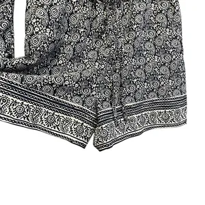 LOFT Romper Size 0 Blue White Paisley Print Long Sleeve‎ Roll Tab One Piece EUC thumbnail 6
