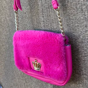Juicy Couture Vibrant Pink Crossbody Bag Faux Fur Y2K Style thumbnail 12