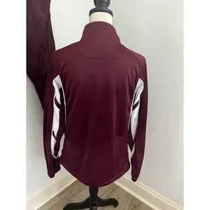 Womens Maroon Tracksuit Set Small Jacket Pants Athleisure A&M Collegiate Lounge thumbnail 7