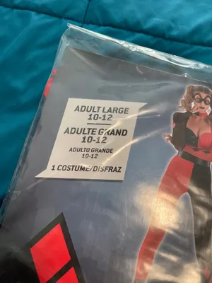 DC Comics Womens Harley Quinn costume L 10/12 thumbnail 3
