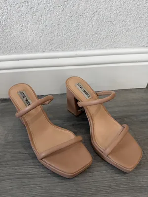 Steve Madden heeled nude sandals  thumbnail 2