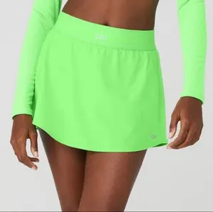 Alo Yoga Match Point Tennis Skirt Green Glow S thumbnail 1