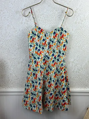alice + olivia White Nella Bird Pattern Sleeveless Mini Dress - Size - 0 thumbnail 5