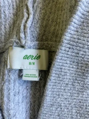 Aerie Waffle Knit Sweater Cozy Up thumbnail 3