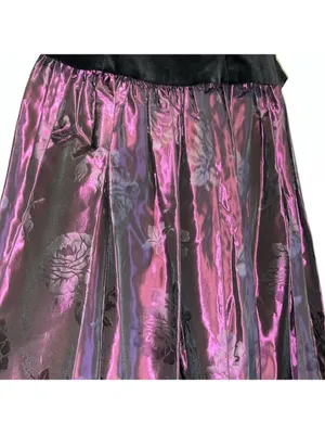 Vintage Semi Formal Laura Ashley 90s 80s Velvet Strapless Ball Gown thumbnail 5