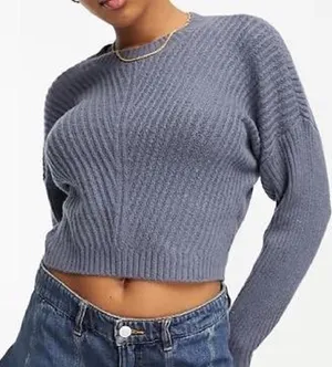 Hollister Long Sleeve Cropped Sweater thumbnail 1
