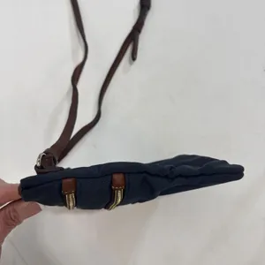Dooney & Bourke Nylon‎ North South Triple Zip Crossbody Bag Purse Navy thumbnail 10