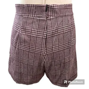 Altar'd State ✨Plaid Burgundy Mini Skort✨ thumbnail 4