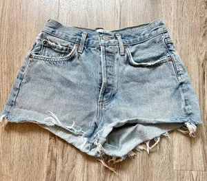 AGOLDE Parker Shorts in Encore Distressed Size 24 thumbnail 3