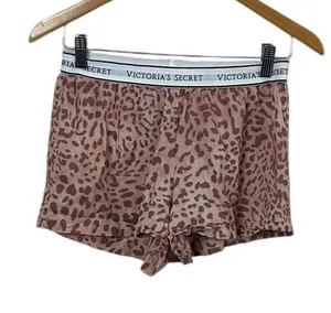 Victoria's Secret animal print boxer sleep shorts size XS thumbnail 1