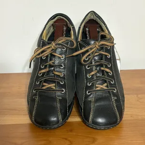 Born Black Leather Lace Up Comfort Shoes W31379 Womens 8.5 EU 40 thumbnail 3
