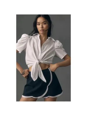 Maeve Scallop Trim Skort Size 8 thumbnail 3
