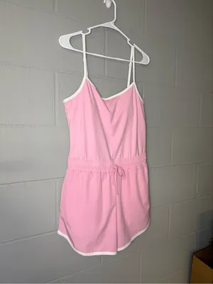 AS Revival Pink Athletic Romper Women’s Size XL One Piece Pickleball Tennis Golf thumbnail 2