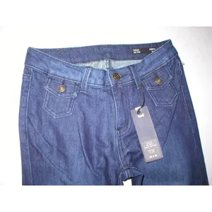 New NWT $99 Designer Buffalo David Bitton Jeans Womens 24 X 33 Mid Rise Flare Dk thumbnail 5