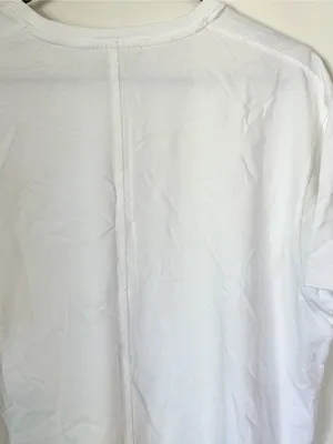 NWT *FLAWED* Madewell White Cotton Relaxed Oversized Tee - Size: Medium thumbnail 7