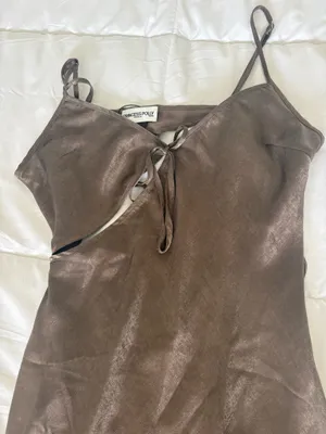 Princess Polly Mini Dress Brown thumbnail 4