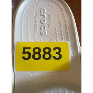 Crocs‎ Sanrah Metal Block Thong Sandals White Silver Wedge Flip Flops Womens 11 thumbnail 8
