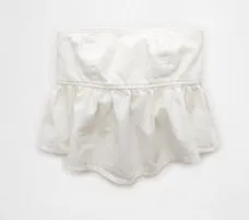 american eagle strapless top denim  thumbnail 1
