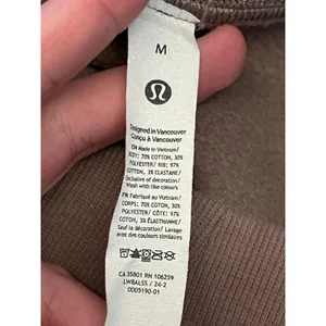 Lululemon Scuba Skirt Womens Medium Beige French Terry Mini Elastic Waist thumbnail 4
