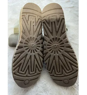 UGG Womens Suede Ankle Boots With Tassels & Rubber Sole thumbnail 6