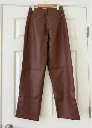 Aritzia Wilfred Free Pleather Pants Womens 0 flawed thumbnail 2