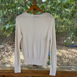 Banana Republic Women's 100% Merino Wool Sweater Ivory Size S thumbnail 2