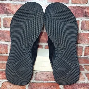 Pre-Owned Skechers Bounder-Stokley Air-Cooled Black Running Shoes 52513 Size 10 thumbnail 7
