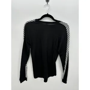 Helly Hansen Shirt Womens Large Black HH Dry Original Crew Base Layer thumbnail 3
