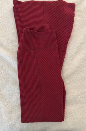 Maroon Flared Pants thumbnail 2