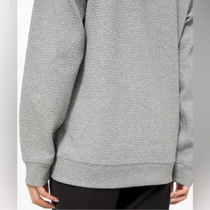 Lululemon Athletica All Yours Crew Bubble Dot Heather Core Grey Cream Size 6 thumbnail 2