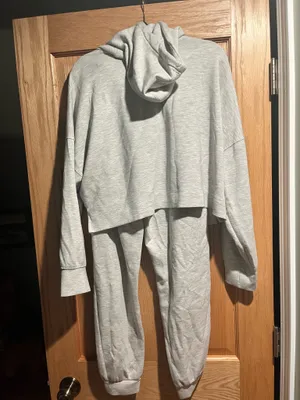 Butter soft sweat set Gray thumbnail 2