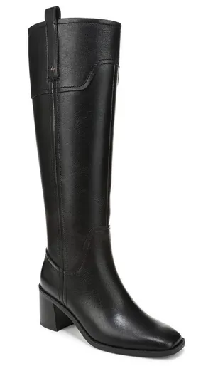 NEW Naturalizer 27‎ Edit Ennis Black Leather Knee-High Boots Size 8.5 thumbnail 1