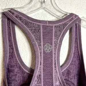 Lululemon Swiftly Racerback 2016 Seawheeze Heathered Lullaby Purple Womens 6 thumbnail 5
