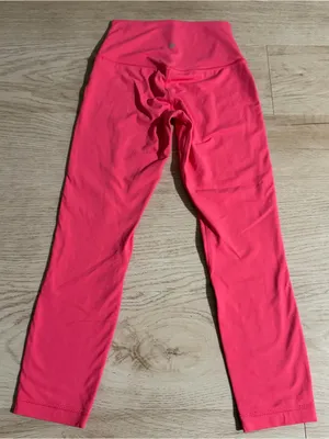 Lululemon Pink High-Rise Wunder Train Leggings thumbnail 2