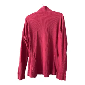 Carhartt Womens Pink Waffle Knit Quarter Zip Pullover, XXL thumbnail 3