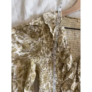Tuckernuck Anna Cate Mini Dress‎ Smocking Ruffle Tiered Small thumbnail 4