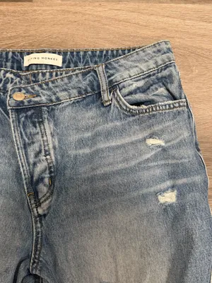 Flying Monkey Jeans Women's Ultra High Rise Straight Distressed Ripped Size 29 thumbnail 2