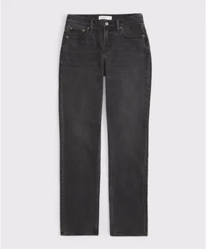 Abercrombie Mid-Rise 90s Straight Jeans thumbnail 3