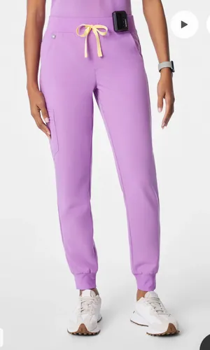 FIGS SET : Wild Iris Rafaela - Oversized Scrub Top™ XS / Wild Iris and Wild Iris Zamora - Tall Jogger Scrub Pant™ S - Tall / Wild Iris thumbnail 1