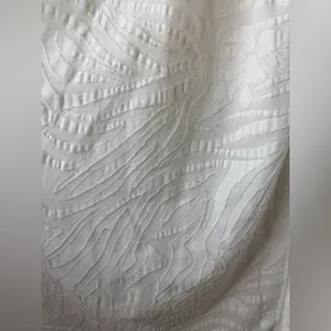 Free People Can't Stop Dreaming Oversized White Button Down Flowy Tunic Top thumbnail 3