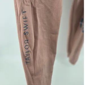 Taylor‎ Swift Sweatpants Unisex XL Mauve 1989 Taylor's Version Graphic Joggers thumbnail 2