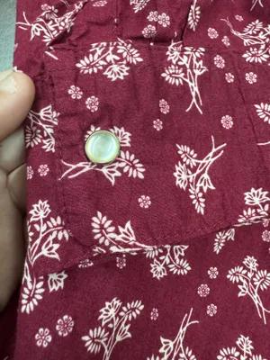 Wrangler Women’s Long Sleeve Floral Pearl Snap Button Down Shirt Size X-Large thumbnail 2