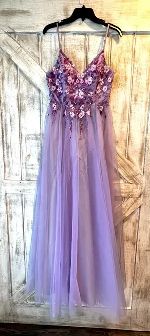 Say Yes To The Prom Prom Dress Junior's V-Neck Ballgown Size‎ 7 thumbnail 1