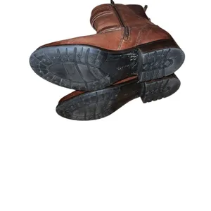 Clarks Brown Leather Boots Size 8 1/2 M thumbnail 5