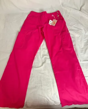 Koi Pink Scrub Pants Sz M NWT Size M thumbnail 1