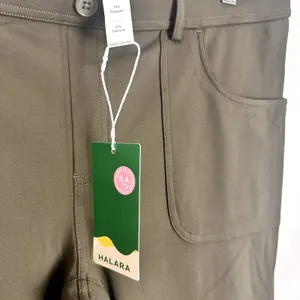 Halara Flare Pullon Dark Green 4 Way Stretch Trousers XL NWT Athleisure Travel thumbnail 3
